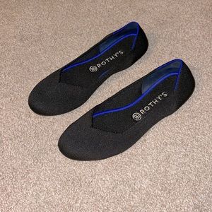 Rothy’s The Flat solid black size 10.5